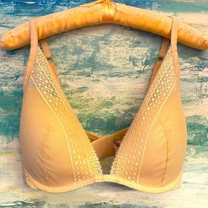 Nude lacy VS “Incredible plunge”